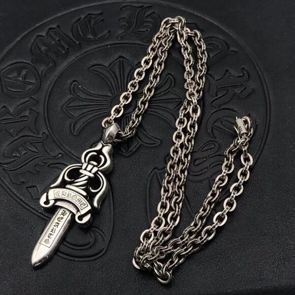 Chrome Heart Great Sword Thick Necklace - Picture 3 of 14